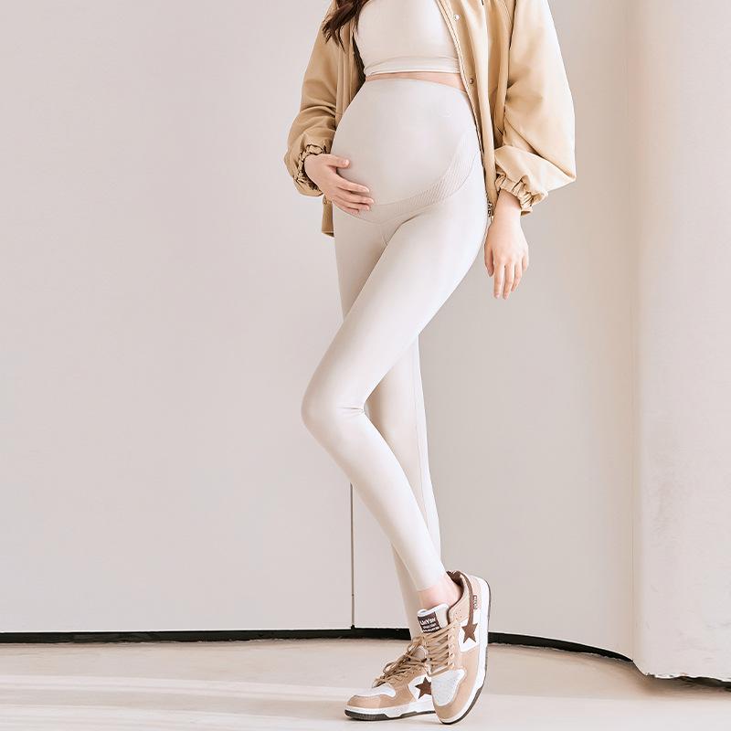 Maternity Leggings Thin Pupu Maternity New Belly Pants Pregnancy Leggings Maternity Pants Leggings Nine-point Pants