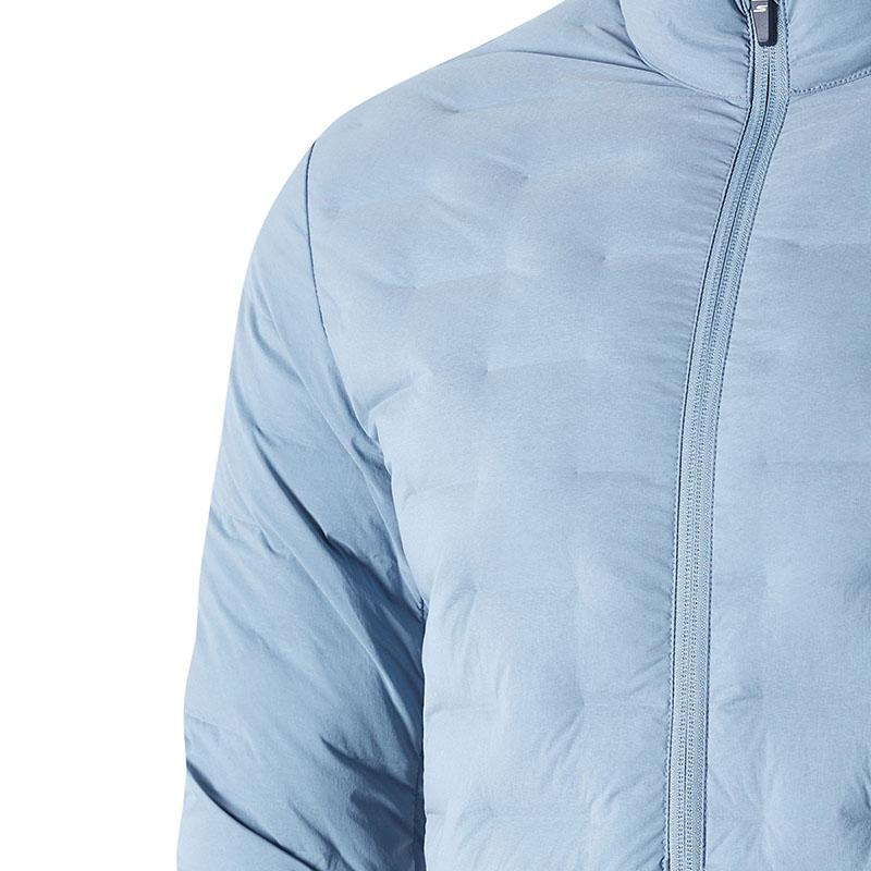 Skechers Lightweight Comfortable Down Jacket With Stand Collar Men outerwear Blue P423M013-0378