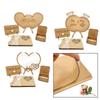 Rustic Wedding Guest Box with Wooden Sign Hearts 3D for Decorations Baby Shower Anniversary