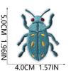 Insect Embroidery Cloth Sticker Ironing Beetle Cartoon Embroidery Chapter Beetle Patch Sticker Embroidery Label Clothing Schoolbag Decoration