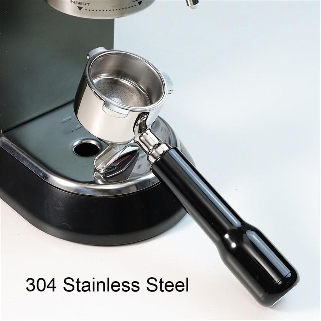 BHBL 51mm Coffee Portafilter 3 Ears with Double Spout for Dedica EC680/EC685/EC785/EC820/EC850/EC860-ABS Handle