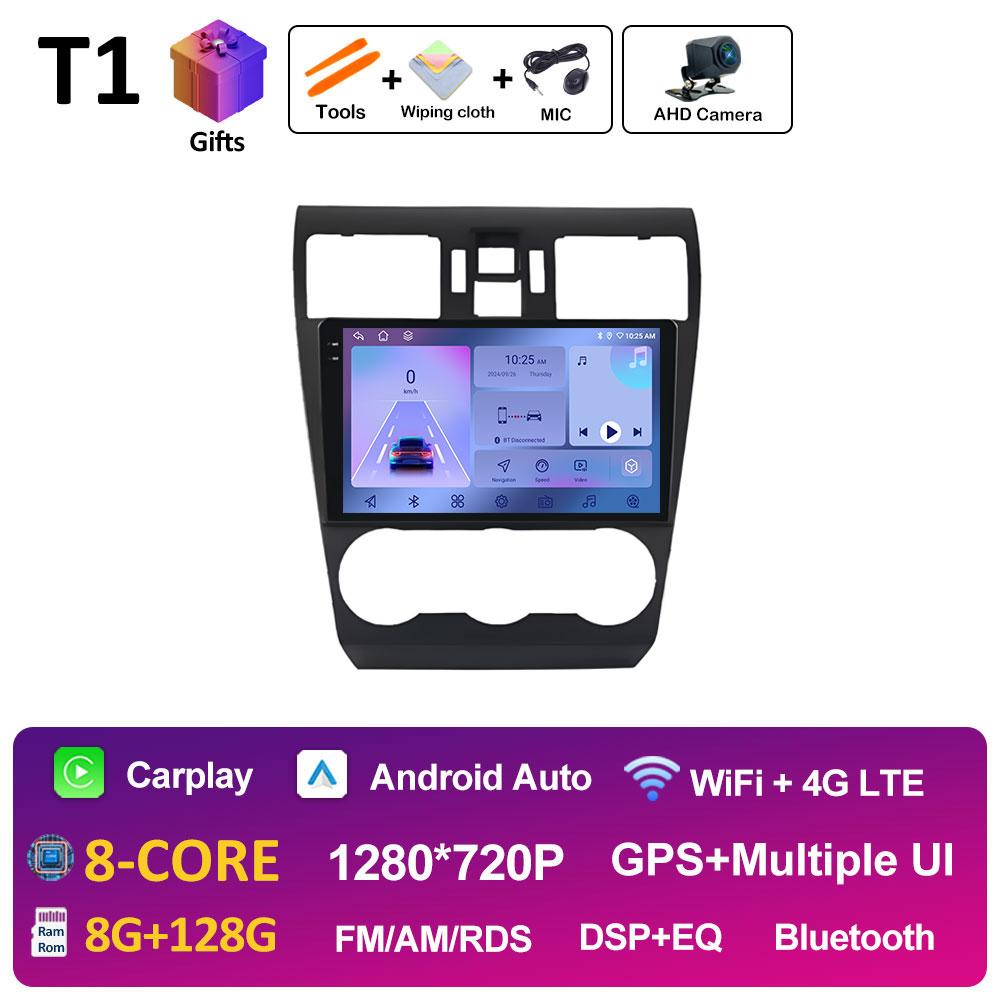 For Subaru Forester 4 SJ XV WRX 2012 2013 2014 2015 Android 14 Car Multimedia Video Radio Player DSP Stereo GPS Navigation WIFI