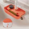 Faucet Splash Proof Drain Rack, Anti Slip Countertop Pad, Kitchen Cloth, Sponge Wiping Drain Storage Rack
