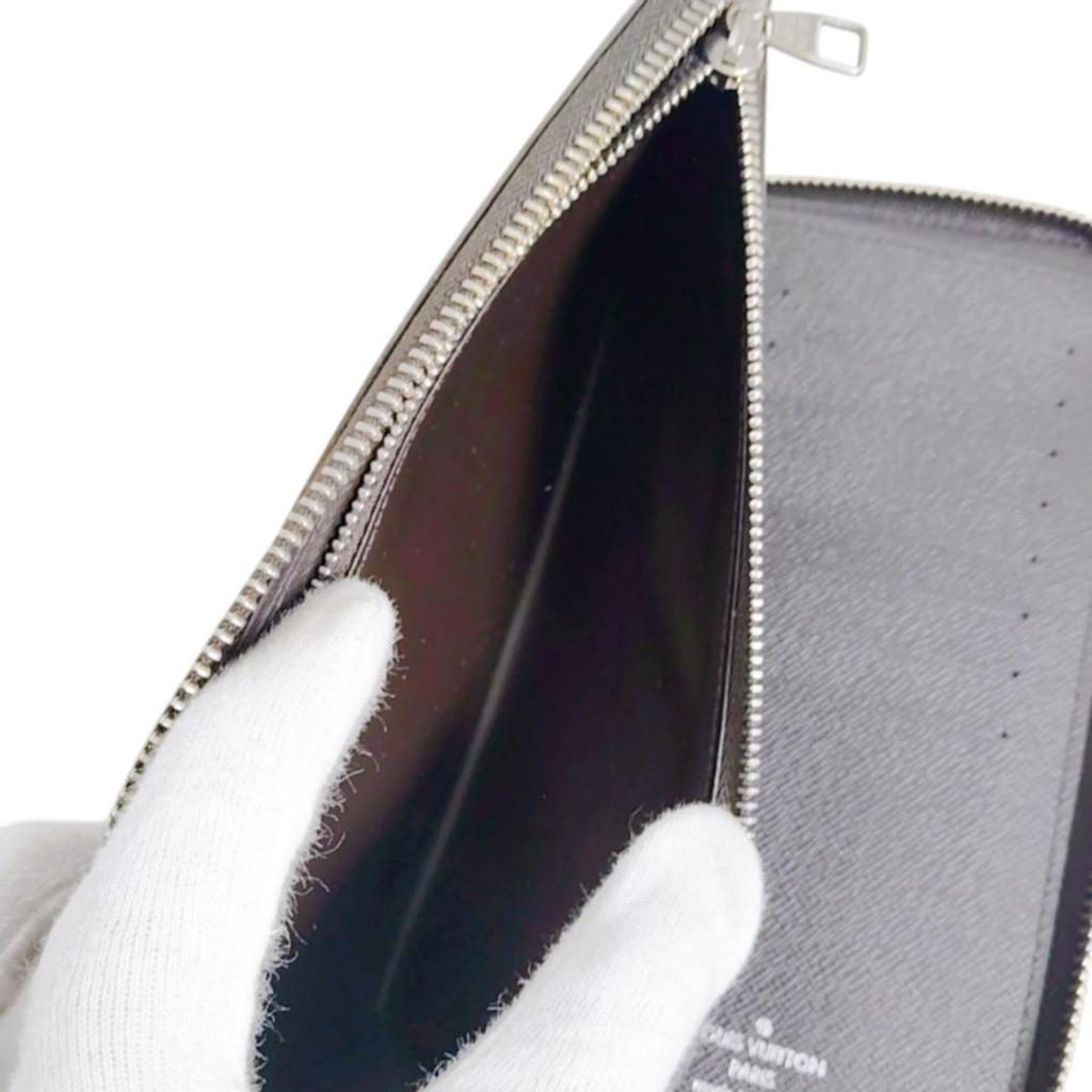 LOUIS VUITTON Damier Vertical Long Wallet purse Damier canvas unisex N61207 Used