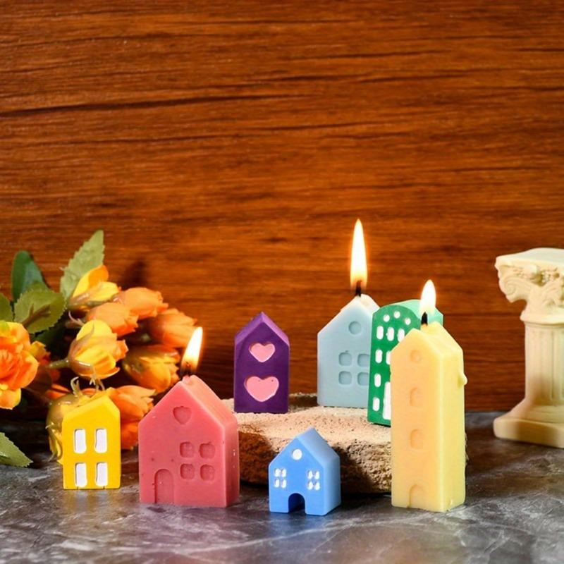 European-Style Christmas House Silicone Mold DIY Craft Tool for Epoxy Resin Casting Gypsum Art Aromatherapy Jewelry Making