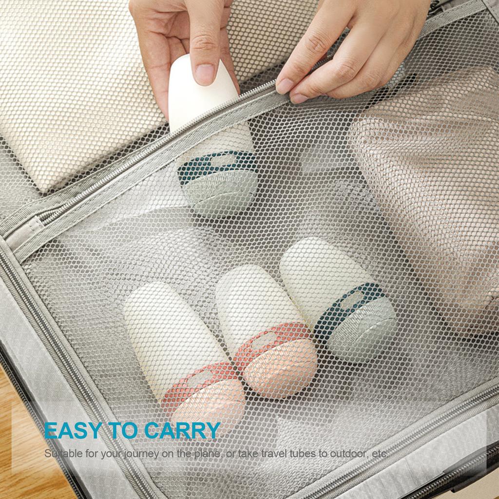 80mL Travel Bottle Leakproof Silicone Refillable Travel Containers Squeezable Travel Tube Cosmetic Toiletry Containers for Shampoo Lotion Soap