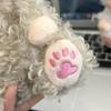 Simulated Horned Lamb Plush Keychain 2027 Year of Goat Mascot Soft Sheep Pendant for Key Bag Car Hanging Decor