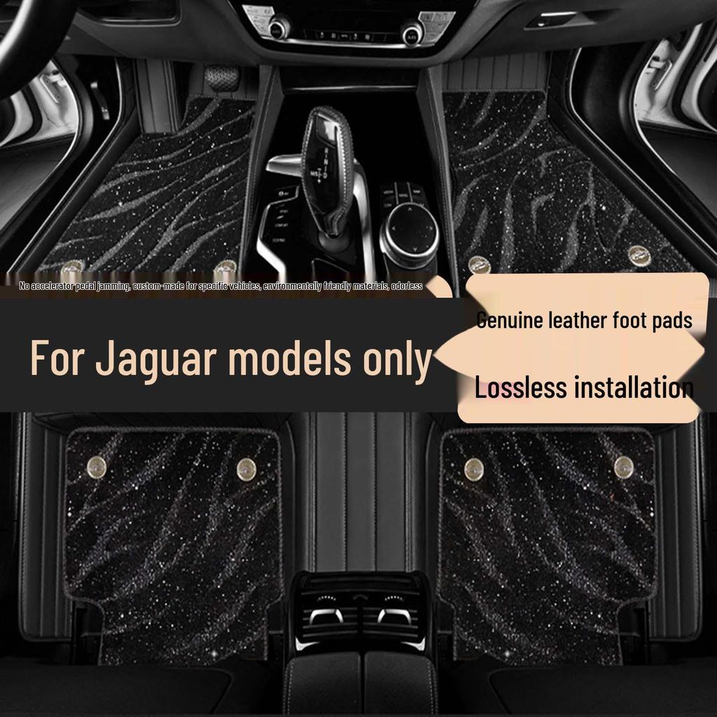 Premium Leather Floor Mats for Jaguar XFL/XEL/F-PACE - Car Interior Upgrade