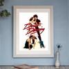 Kit cuadrado de póster de película Dirty Dancing pegatina de pared para decoración del hogar