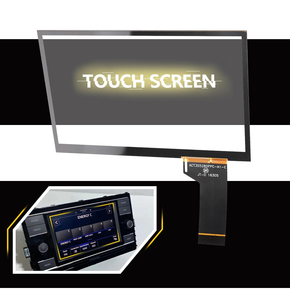 Touch Screen Digitizer Car Radio DVD Player GPS Navigation For VW Magotan B7 Scirocco Golf 6R Polo Tiguan CC GTI Jetta Passat