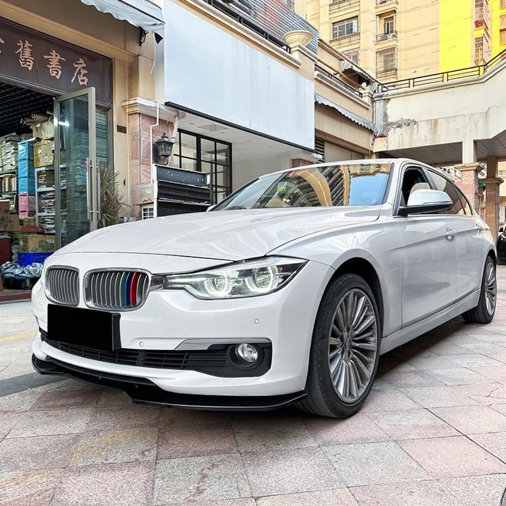 Labio Splitter Chin Spoiler Delantero Para BMW Serie 3 F30 F31 2013-2019 Parachoques Estándar Kit de Carrocería de Modificación Exterior Accesorios