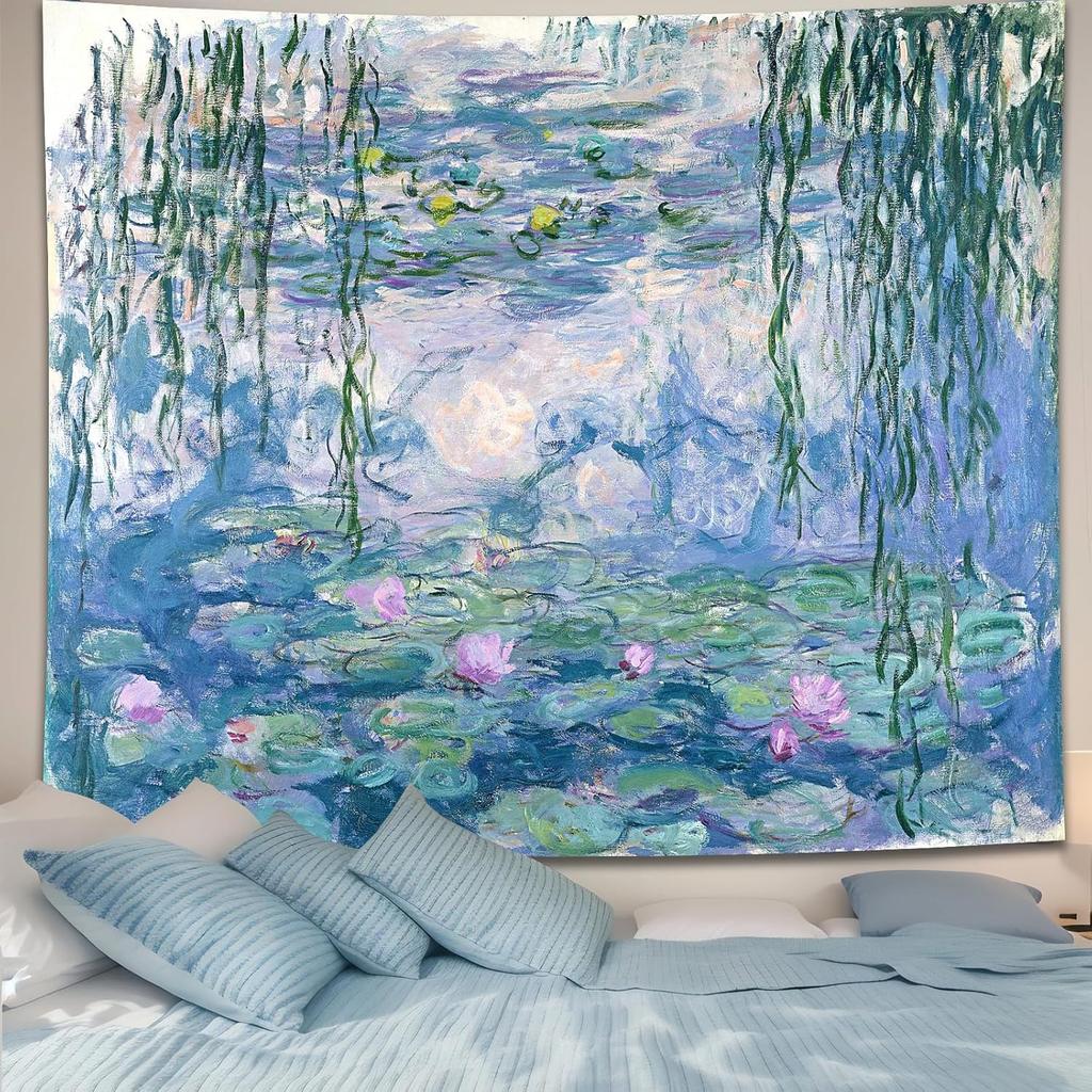Avinyl Black and White Butterfly Tapestry for Bedroom Vintage Flower Large Moon Tapestries Wall Hanging Cute Tarot Poster for