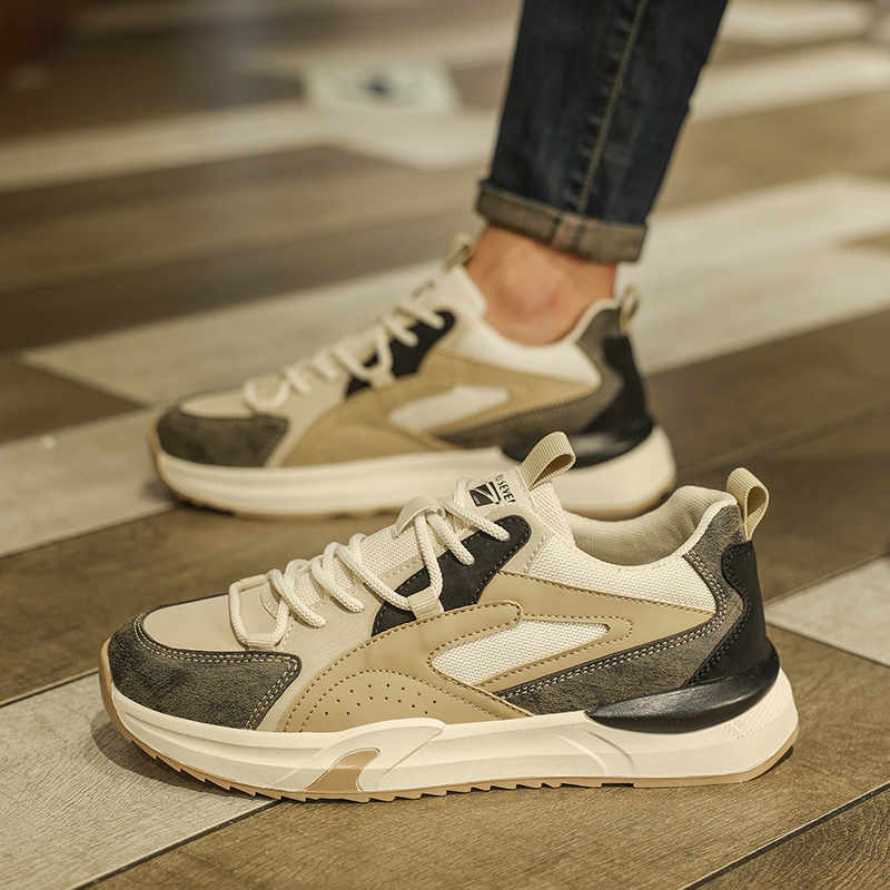 Fashion Round Tip Key Height Boot Man Loafers Men Shoes Casual Sneakers 48 Size Sport Runings Character Racing Leading Different