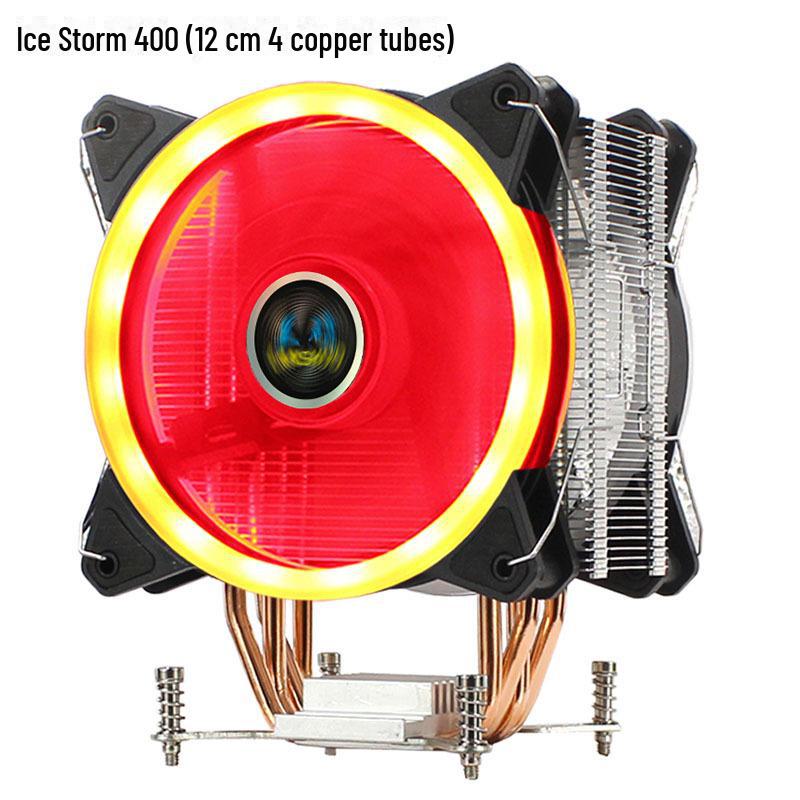 4-Kupfer Heatpipe Leiser CPU-Kühler mit 12cm Lüfter, Kompatibel mit X77/X99 Mainboards, 2011 Desktop Tower Radiator.