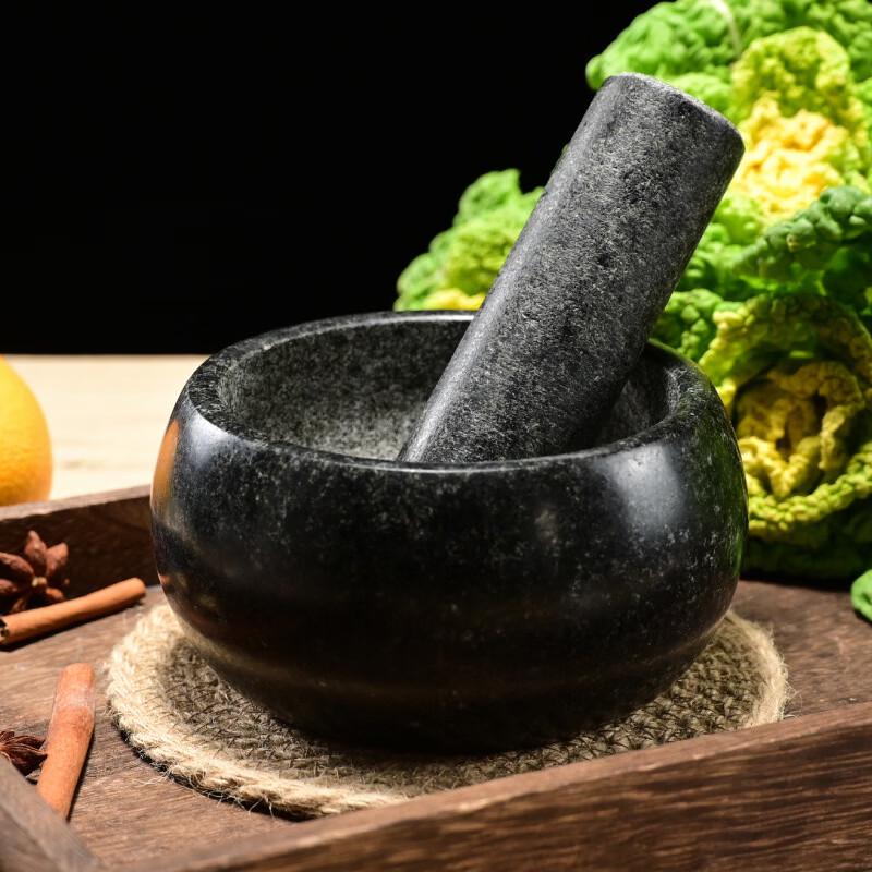 LISM Stone Garlic Mortar & Pestle Set