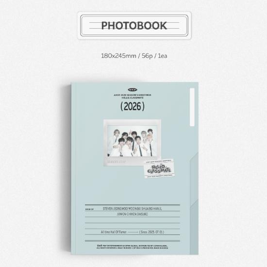 Pre-order AHOF 2026 Season's Greetings HELLO CLASSMATE & SHOP POB