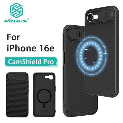 NILLKIN For iPhone 16e Phone Case CamShield Pro Magnetic Case Camera Protection Slide Cover
