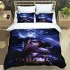 Exquisite 3D Cartoon Genshin Impact Wallpaper Anime Digital Printing Bedding Set Duvet Cover Comforter Bed Kids Girl Boys Gift