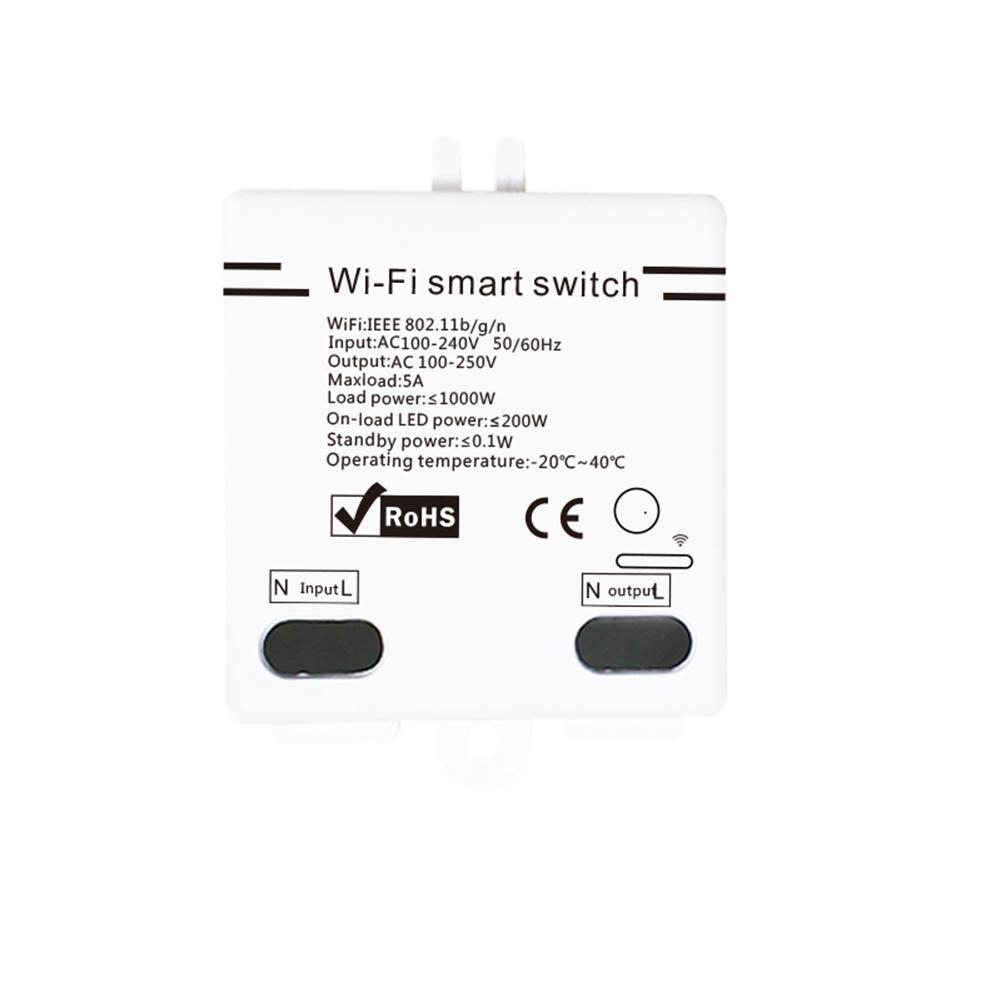 Buy Wireless WiFi Smart Wall Timer Switch Module Work for Alexa Google