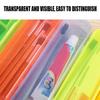 1pc Travel Toothbrush Case Portable Toothbrush Holder Leakproof Toothbrush Storage Box Travel Home Organizer for Travel Camping