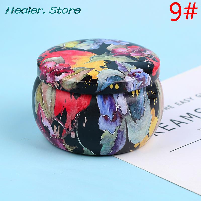 Christmas Candle Tin Jars DIY Candle Making kit Holder Storage case for Dry Storage Spices Camping  Party Favor Sweets Gifts