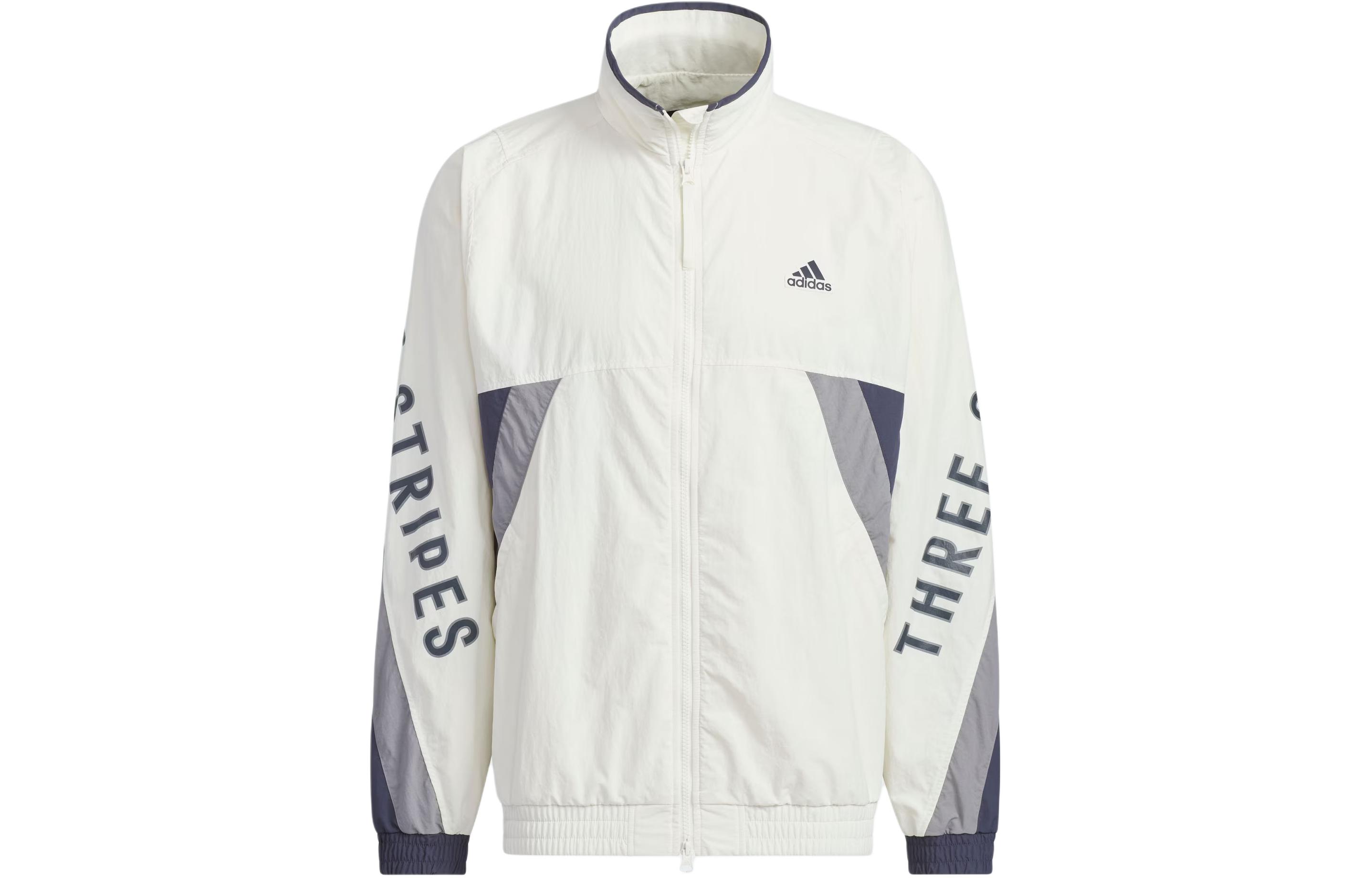 Adidas WORDING Oversized Fit Jacket Jackets & Coats Unisex Jade White IT4361 XL