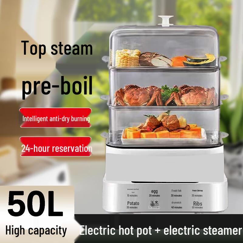 Shangqi Electric Food Steamer & Breakfast Maker