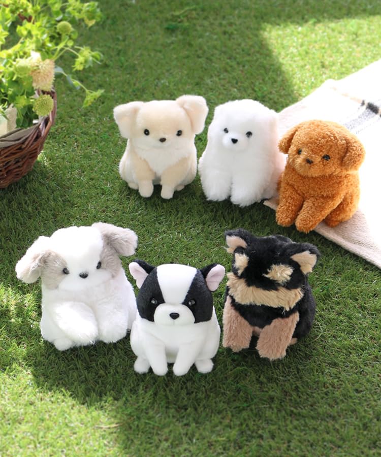 Bleu Bleuet Chubby Dog Plush Toy (French Bulldog)