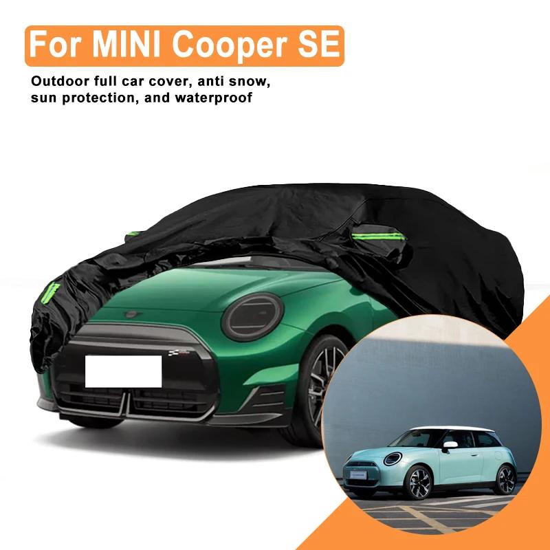 Snowproof Dustproof Car Cover for MINI Cooper SE - Winter Summer Outdoor Waterproof Sunproof Auto Protection Accessory
