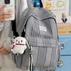 Schoolbag Korean ins Simple School Bag Junior High School Student Versatile Class Commuter Backpack Lightweight Large Capacity Travel Backpack