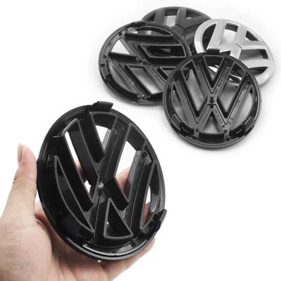 CRZ2  120mm 110mm Car Logo Emblem Hood Front Rear Tail Mark Rear Badge Replacement Accessories 6R0 853 600A For Polo 2011 2012 2013