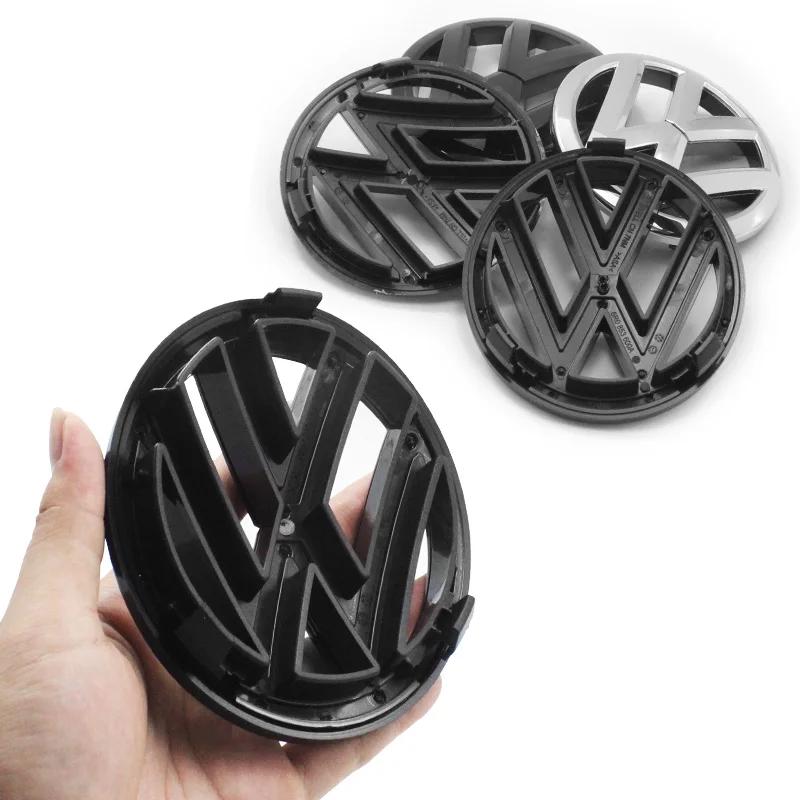 Nowe Do VW VOLKSWAGEN Emblematy VW 120mm 110mm Logo Samochodu Emblemat Maski Przód i Tył Oznaczenie Tylne Odznaka Tylna 6R0853600A Akcesorium