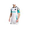 Adidas Newcastle United FC 24/25 Third Slim Fit Comfortable Ribbed Polo Letter Print Short Sleeve Retro Football Shirt Men Tops White Green JJ4460