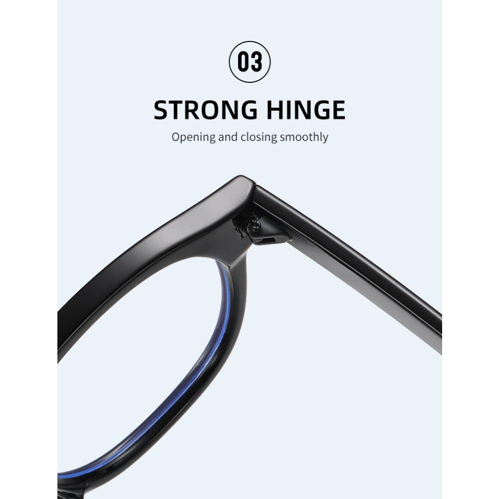 aoron Square Flat Light Glasses Frame Anti-blue Light Can Be Matched with Myopia Glasses Frame Game Retro Fashion Glasses