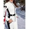 Winter Special Outdoor Sports Good-looking Warm Waterproof Design Sense Fashion Windproof Ski Suit One-Piece Suit
