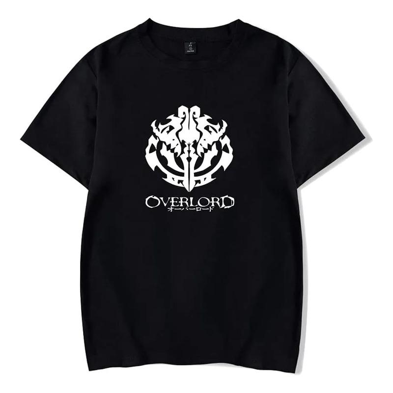 Nova Camiseta De Anime Overlord Merch Camiseta Casual De Man S