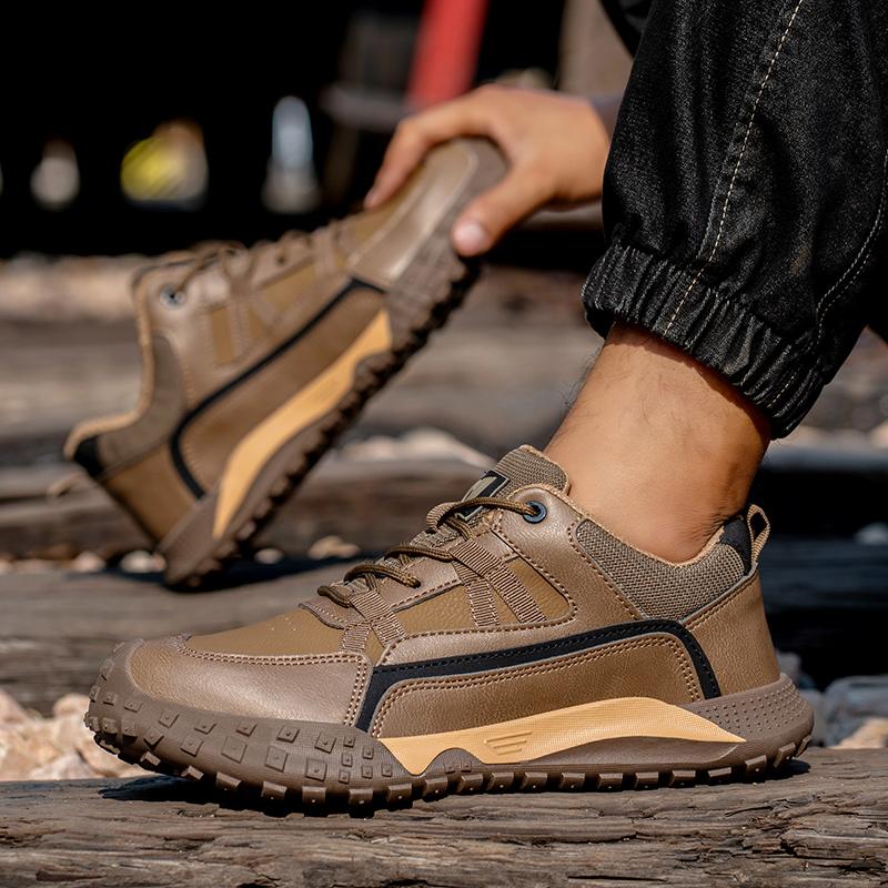 Steel Toe Cap Safety Shoes Protective Shoes Puncture-Proof Anti-smash Construction Shoes Kevlar Insoles Industrial Men Work Boot