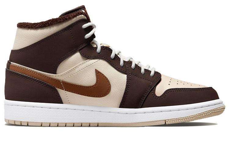 Air Jordan 1 Mid Se 'Cream Dark Chocolate' Dámské DO6699-200