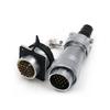 WEIPU WF32 TI/Z M32 Waterproof Electrical Wire to Board Automotive Connector Adapter 4 6 8 10 11 13 19 Pin Soldering Screw Lock