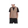 Adidas Originals Trefoil Solid Color Side Pocket Zippered Sports Vest Men Vests Brown HK2737