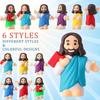 Little Jesus Figures Mini Figurines to Hide Small Rubber Jesus Toys 6 Styles Little Jesus Figures to Hide and Seek for Religiou