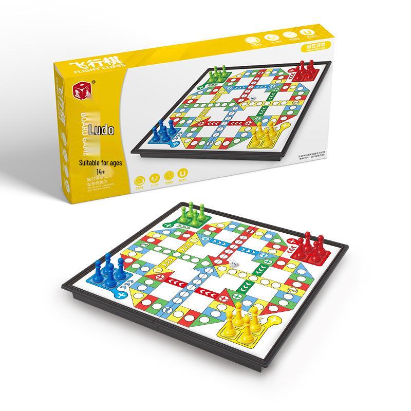Portable Magnetic Ludo Chessboard: Parent-Child Educational Table Game
