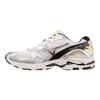 Mizuno Wave Rider 10 White Cabernet Unisex Sneakers Silver D1GA210410