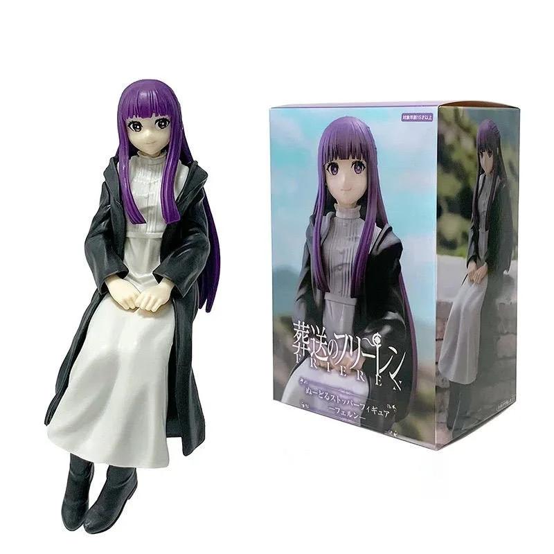 Anime Frieren Beyond Journey'S End Fern Sitting Figure Pvc Statue Collectible Model Desktop Decor Gift