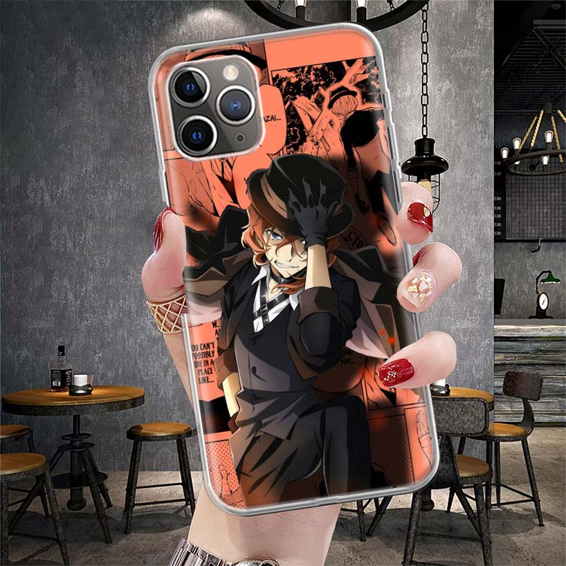 Bungo Stray Dogs Manga Soft Phone Case For IPhone 11 17 Air 16E 16 Pro Max 15 + 14 Plus 13 Mini 12 Apple 7 SE 8 Fundas Coque 11