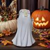 1 Halloween Ghost Dog Leash Ornament, Quirky Little Wreath, Fun Decoration for Indoor and Outdoor Tabletops, Suitable for Halloween and Other Holidays