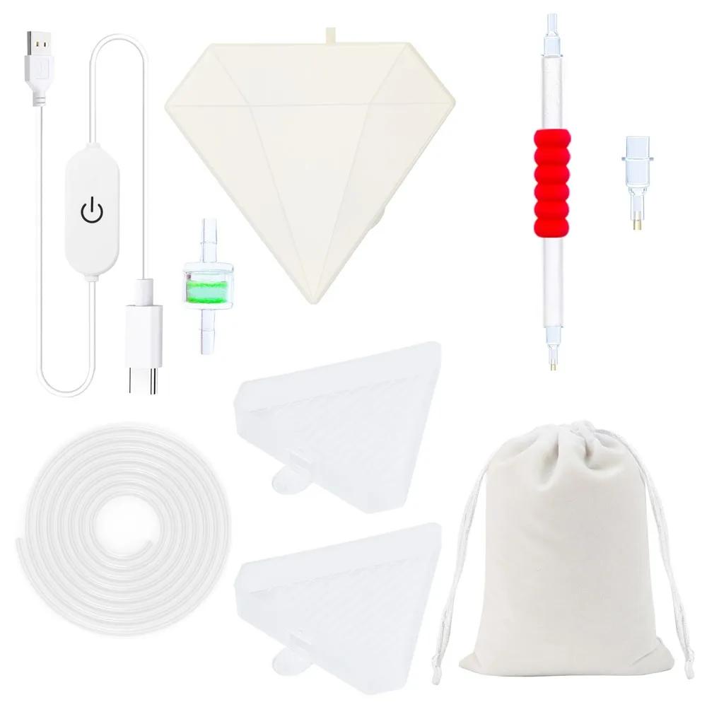 New DIY Craft Electric Diamond Art Painting Pen Large Capacity Long-lasting and Stable Vacuum Durable Diamond Painting Pen Kits
