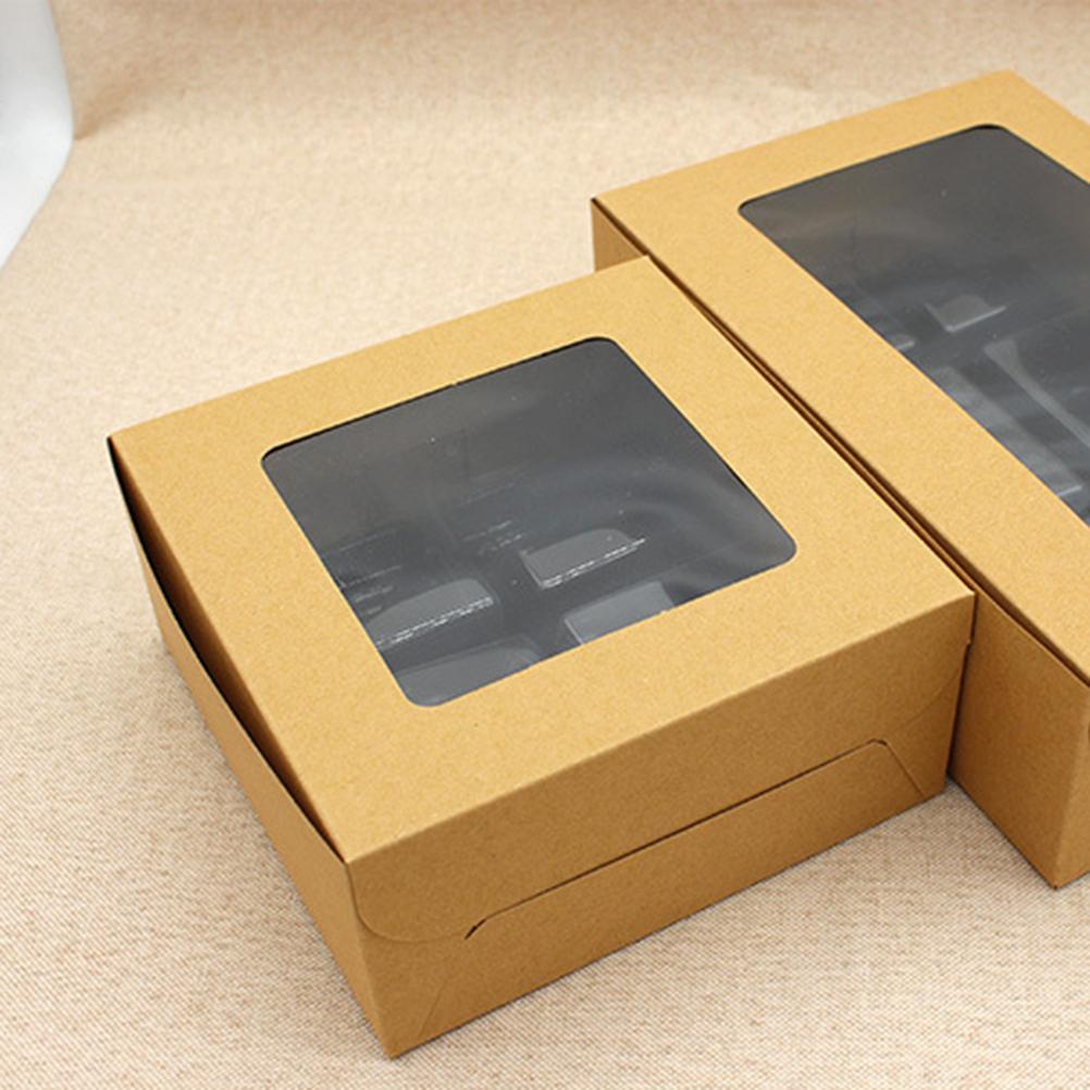 25pcs Baking Boxes Eco-Friendly Cupcake Boxes Storage Boexes Containers for Cake 25pcs Baking Boxes Eco-Friendly Cupcake Boxes Storage Boexes Containers for Cake