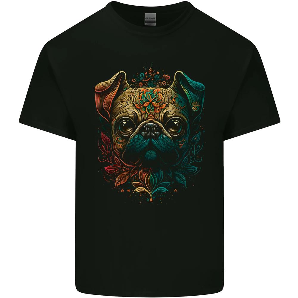 A Cool Pug Dog Kids T-shirt Boys Girls L