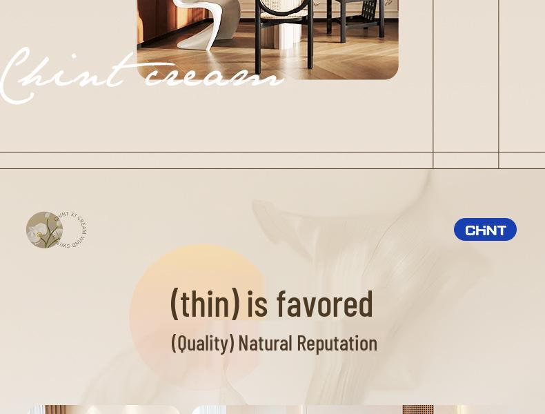 Chint 16A One-Gang 5-Hole Air Conditioner Wall Socket, Cream, Type 86, Phantom Silver Grey